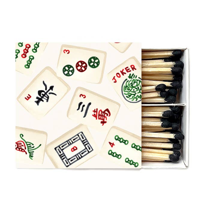 Mahjongg Matches | Celebration Candle Matches for wholesale by Abigail Jayne Design