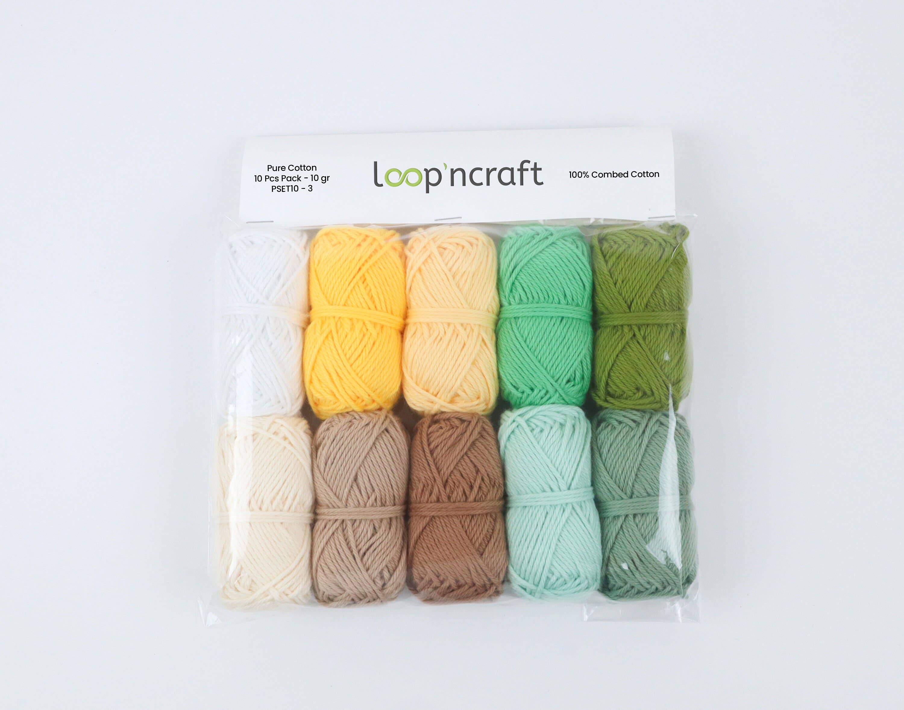 Mix Colors Amigurumi Yarn Set, Mercerized Cotton 10X10G for wholesale on Faire3