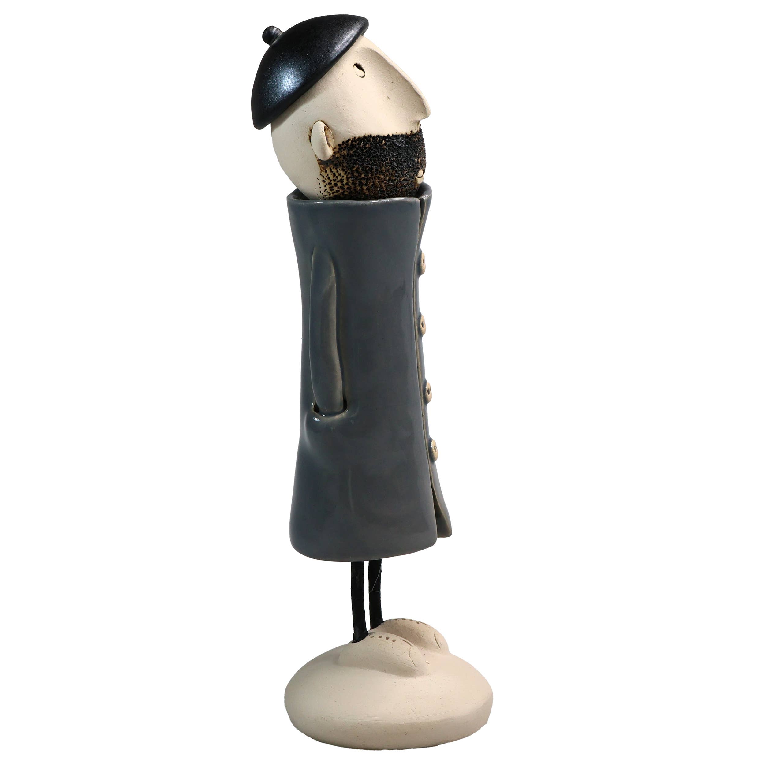 Enigma Supplies – wholesale Decorative figurine – MiGC with Beard Ceramic Figurine| Various Colours3