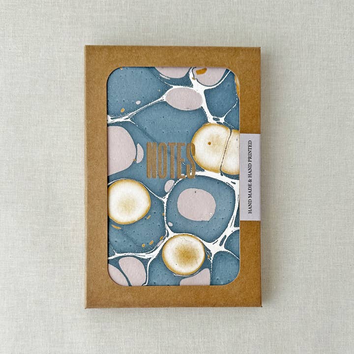 Sukie – wholesale Notebook – Marbled Notebook Blue & Pink1