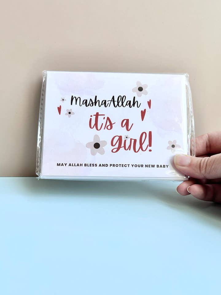 Welcome Baby greeting card - style #4 for wholesale by Nour Emporium