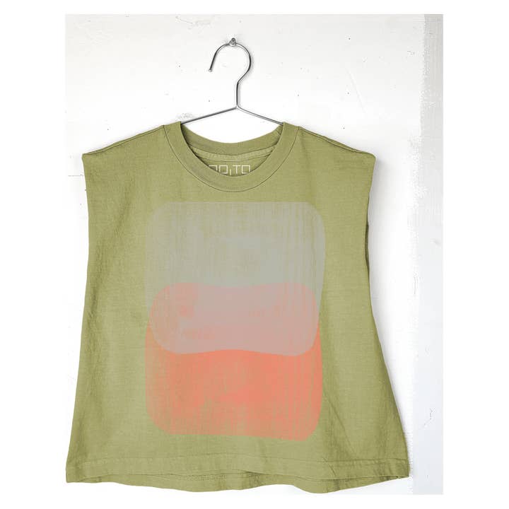 Go To Devil - Wholesale Screen Printed T-Shirt - Women's - Haze Joan Heavyweight Muscle Tee2