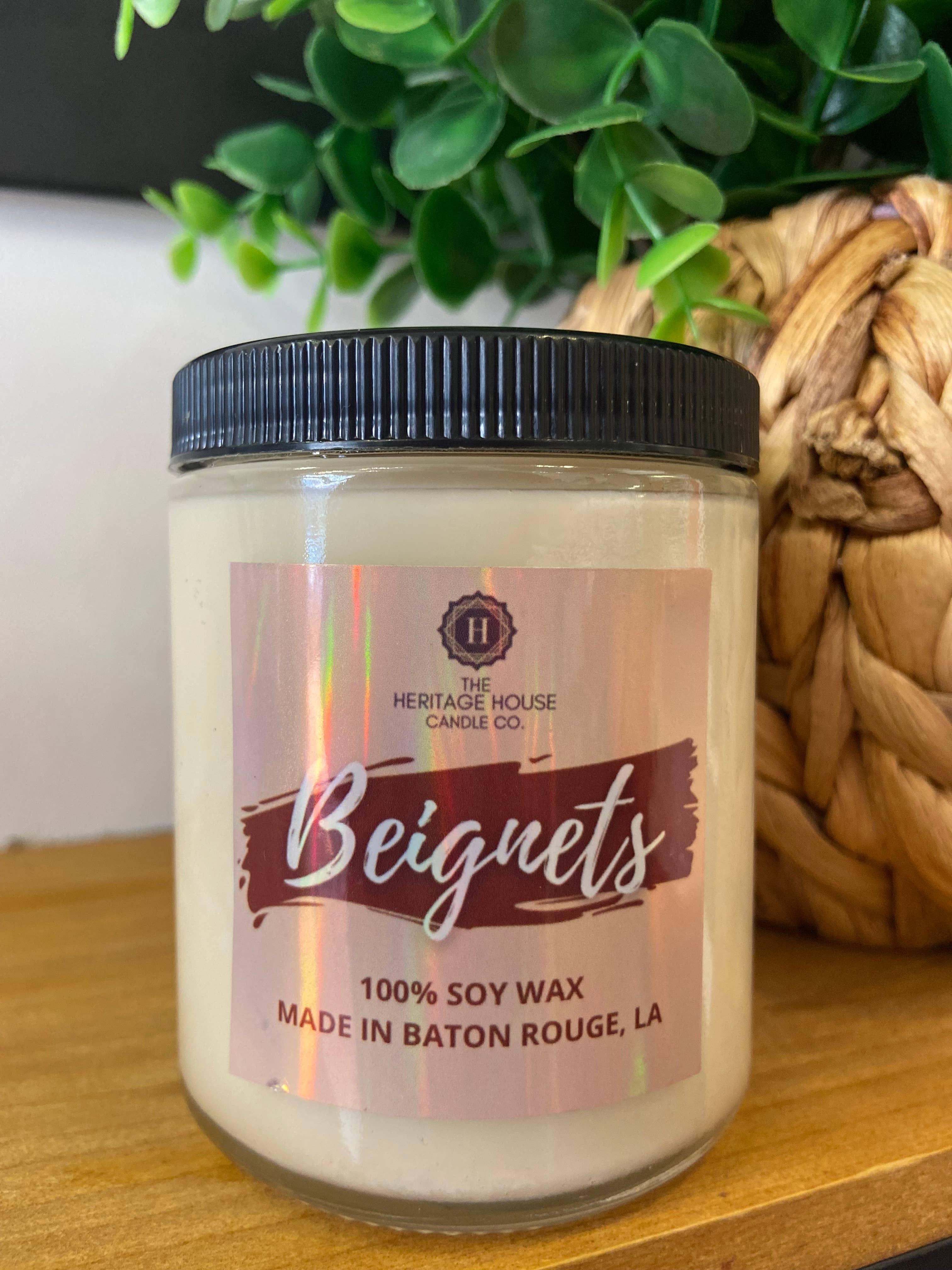 The Heritage House Candle Company - Wholesale Jar/Filled Candle - Beignets 100% soy wax candle handpoured1