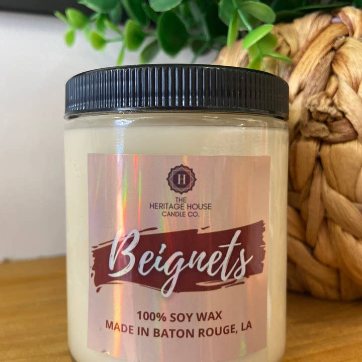 The Heritage House Candle Company - Wholesale Jar/Filled Candle - Beignets 100% soy wax candle handpoured1
