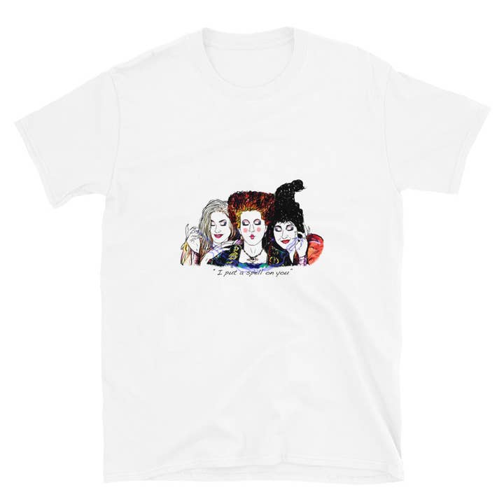 El loco del Pelo Rizo – wholesale Screen printed t-shirt – unisex – Hocus Pocus T-Shirt; Return of the Witches