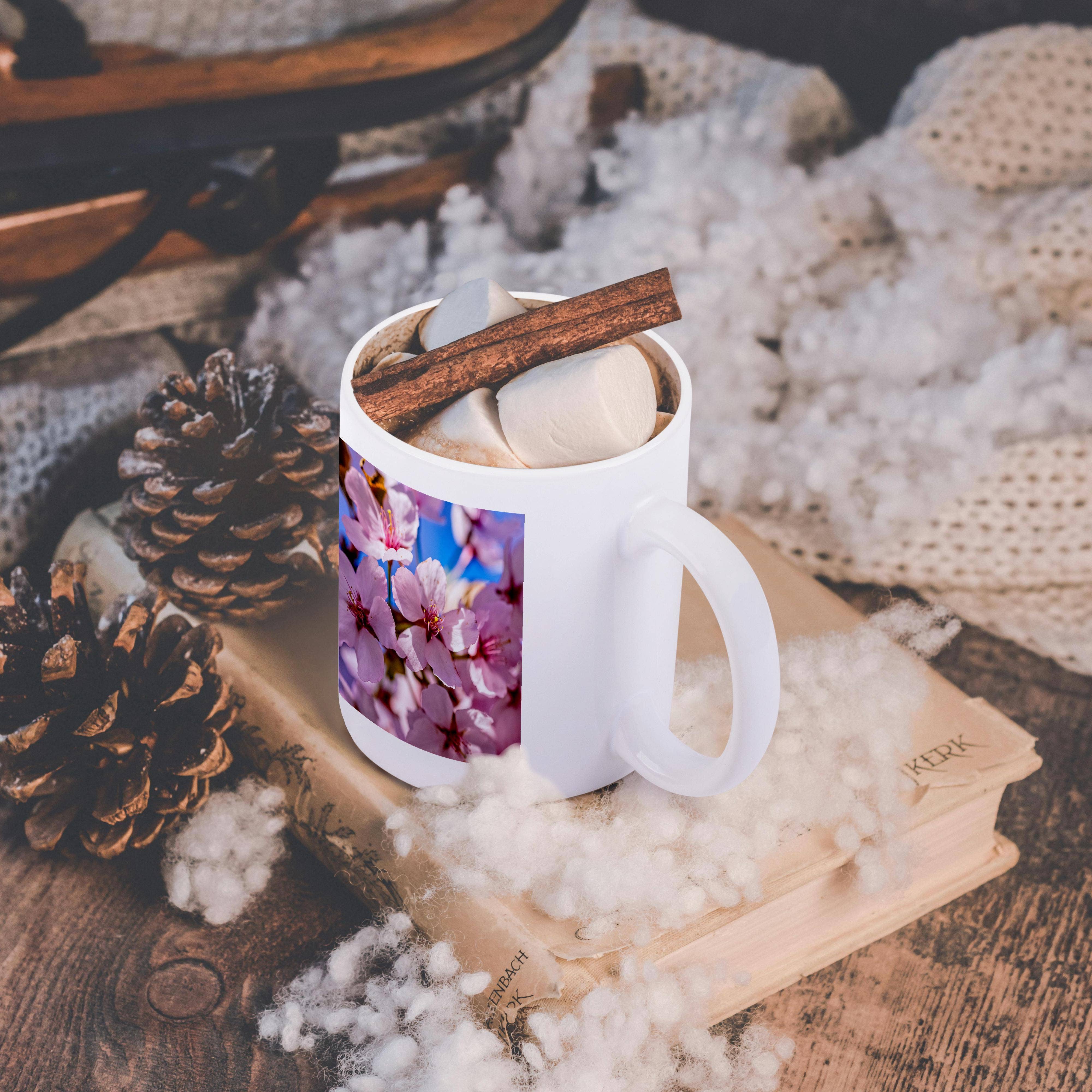 3dRose - Wholesale Coffee Mug - 3dRose, Bunch of pink sakura flowers. Hanami season at its height, Mug11