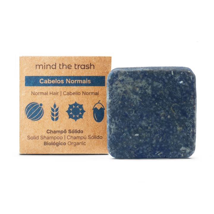 Mind the trash - Vente Disques de shampoing/shampoings solides - Shampoing solide pour cheveux normaux format voyage – Mind the Trash0