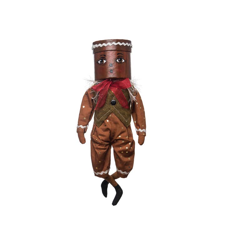 C&F Home - Wholesale Decorative Figurine - Gionni Gingerbread Gathered Traditions Box Head Art Doll