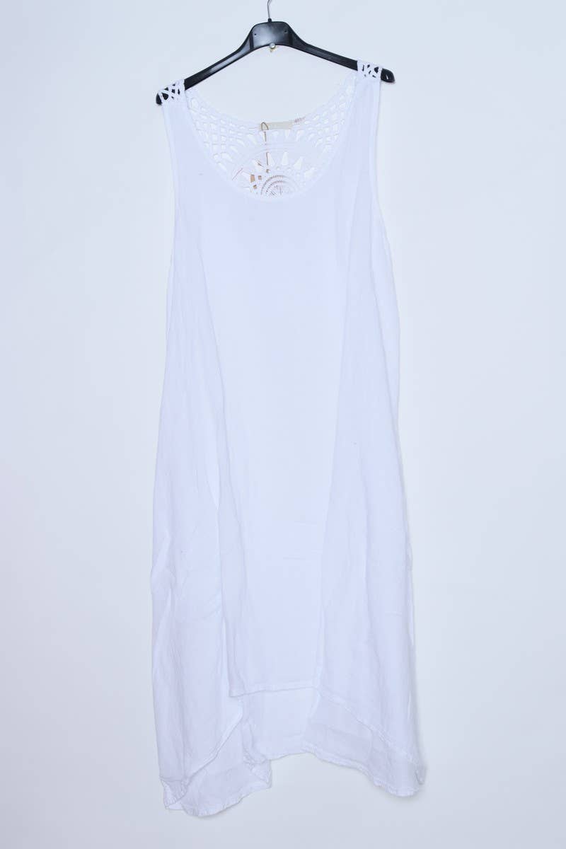 LÉA & LUC – wholesale Dress – Women's – Sleeveless long dresses in 100% Linen REF. 490826