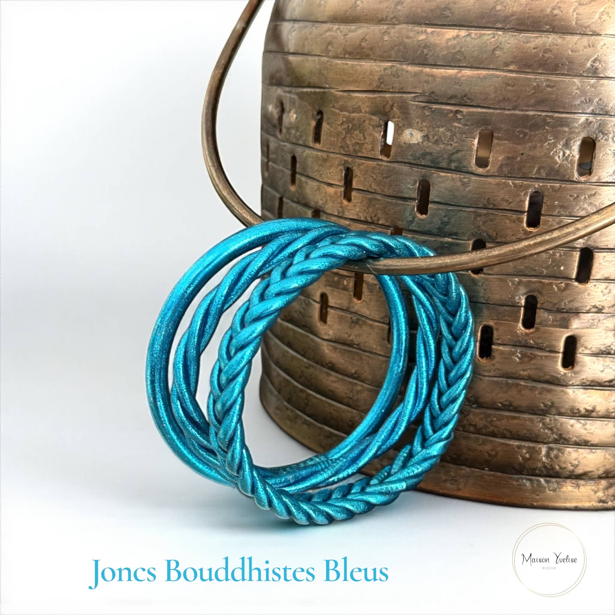 Maison Yvelise - Wholesale Jewelry Set - Set of 3 Authentic Buddhist Bangles from Thailand – Maiso4