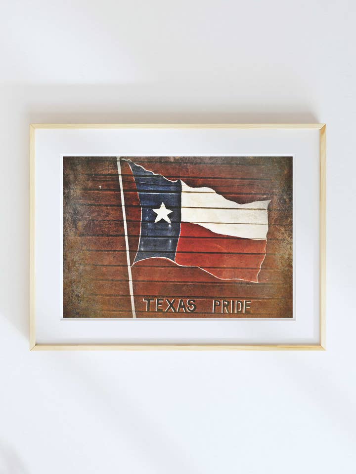 11x14 Texas Stolz für den Großhandel von Lone Chimney Mercantile