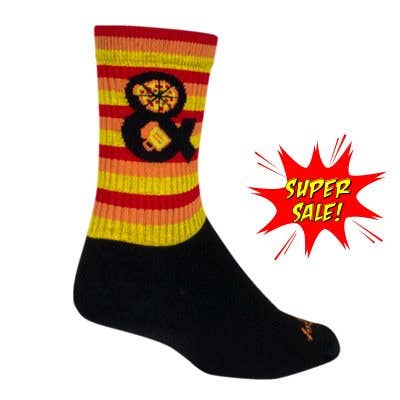 Heart Beer Socks for wholesale by SockGuy