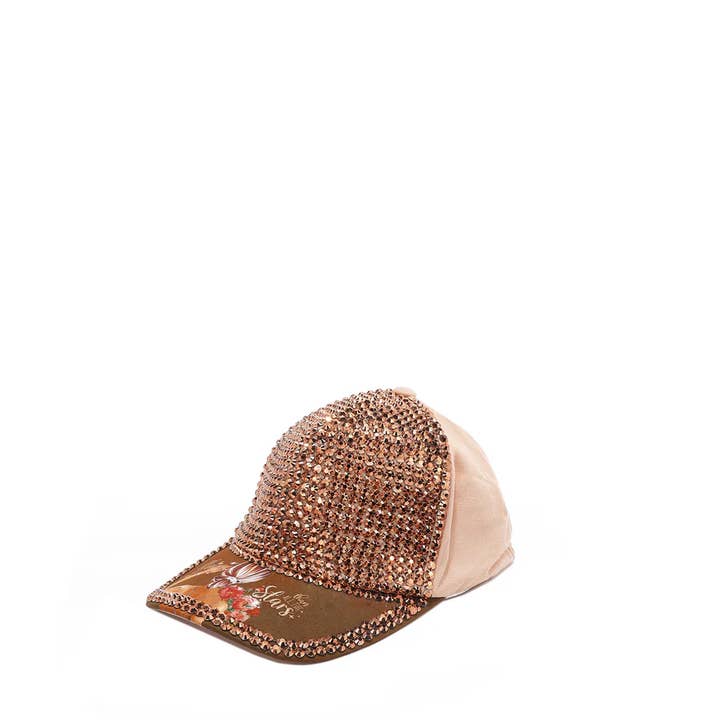 Nicole Lee USA - Vente Casquette de baseball – unisexe - CASQUETTE COURONNE EN STRASS