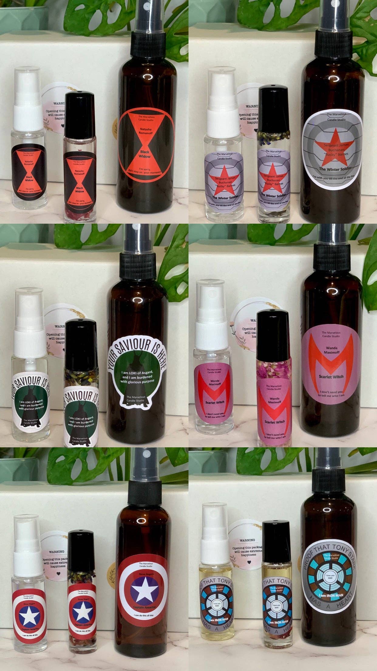 Marvelous Candle Studio - Wholesale Room & Linen Spray - Marvel Room Sprays0