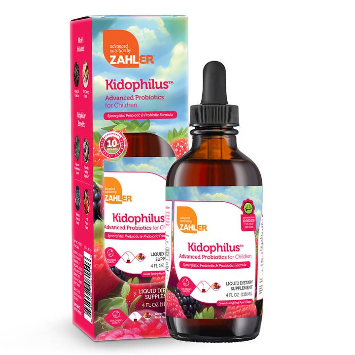 Kidophilus Nahrungsergänzungsmittel zum Einnehmen, Vitamin, 4 Unzen. (118 ml) Flüssigkeit für den Großhandel von Advanced Nutrition by Zahler