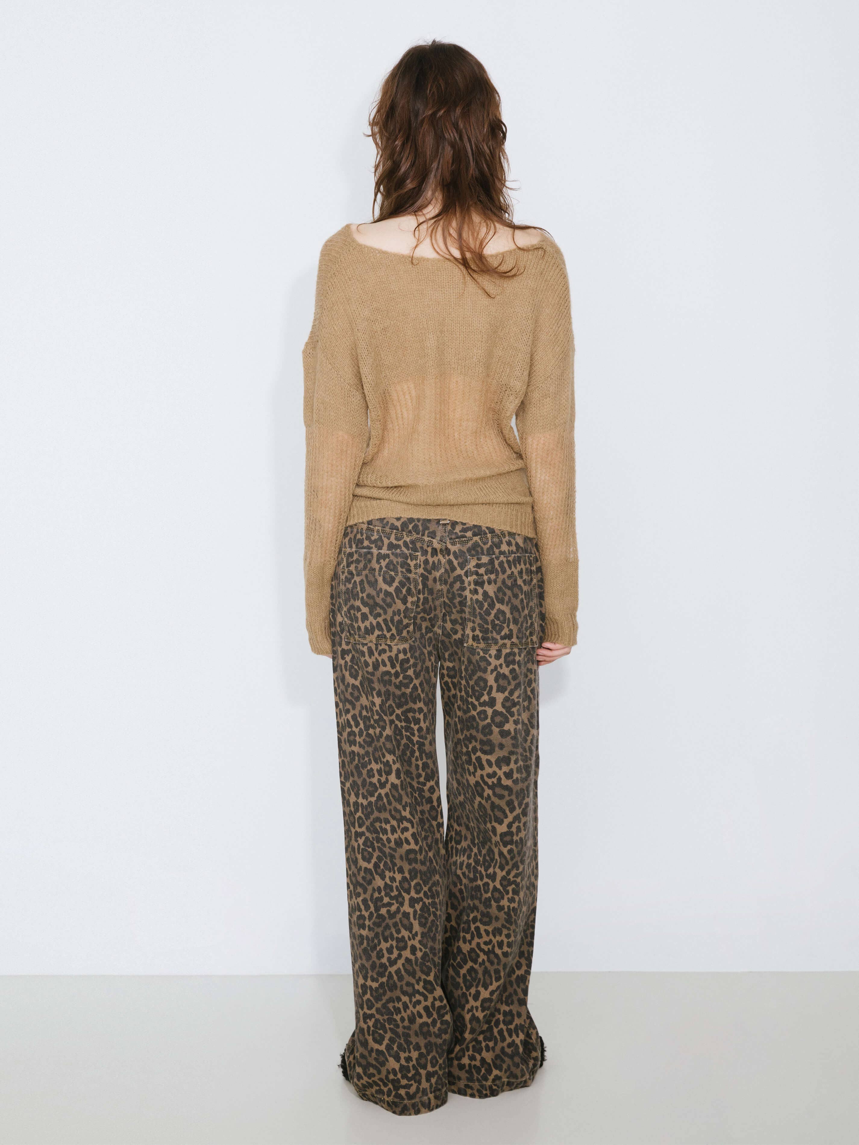 CUBIC - Vendita all'ingrosso Maglione tricot - Donna - Maglione a maniche lunghe con scollo asimmetrico e effetto sovrapposto14