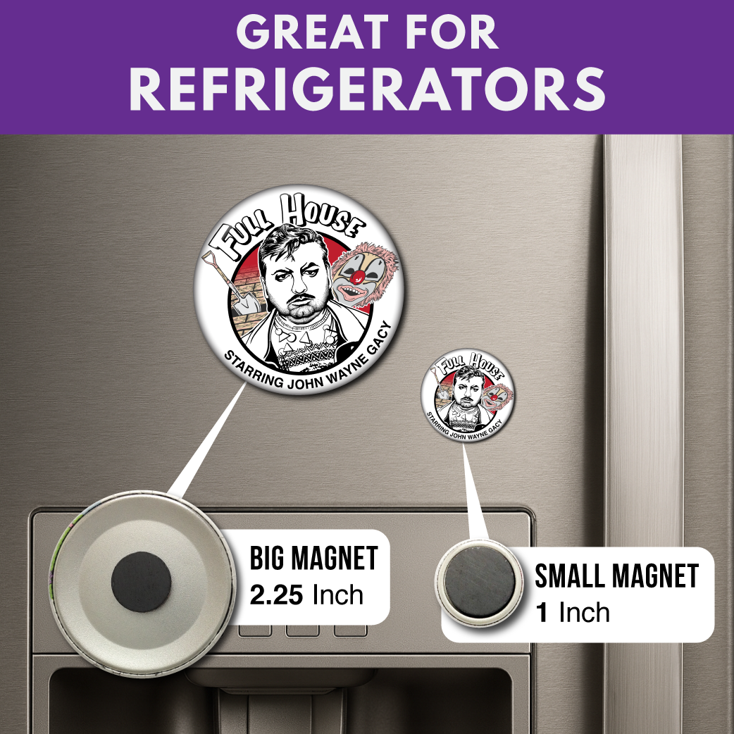 Static Cat Studio - Vente Aimants - Full House (John Wayne Gacy) – Aimant3