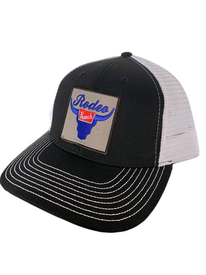 Rodeo Ranch Banquet Hat - Zwart en Wit voor wholesale door Rodeo Ranch