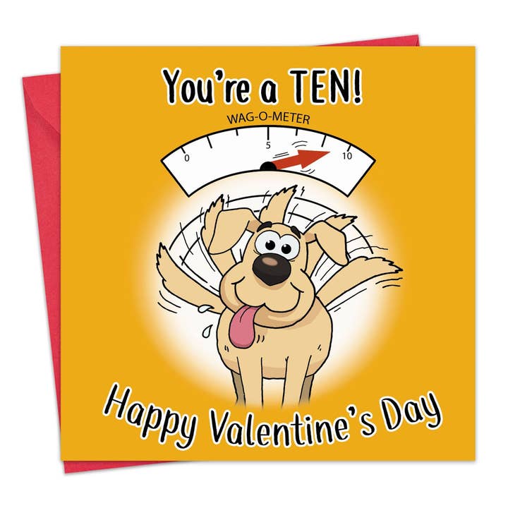 Twizler Ltd – wholesale Valentine's Day card – Funny Valentines Day Card From The Dog