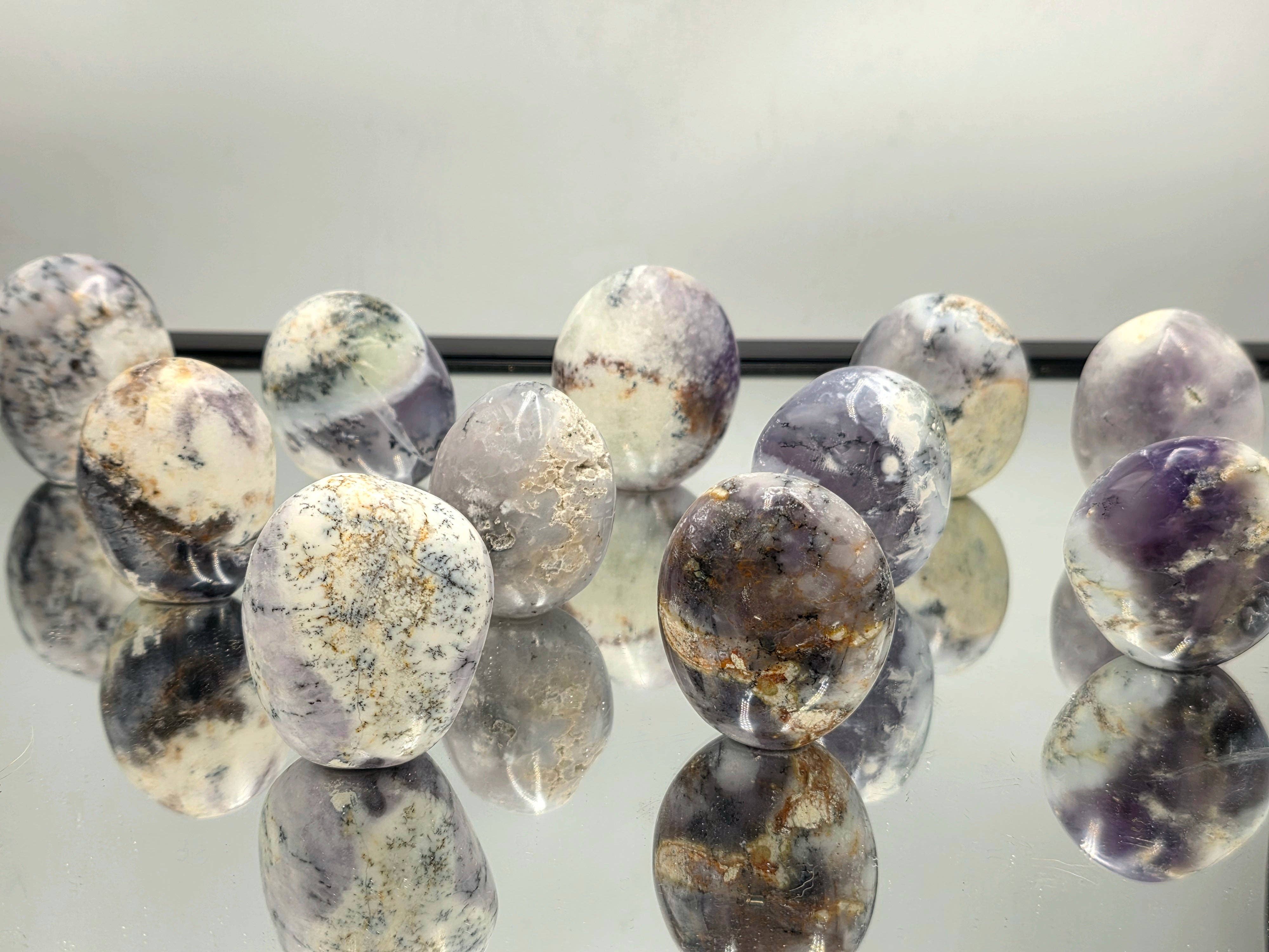 Distinction Crystals - Wholesale Spiritual Stone/Crystal - Small Violet Merlinite Opal Crystal Freeforms0