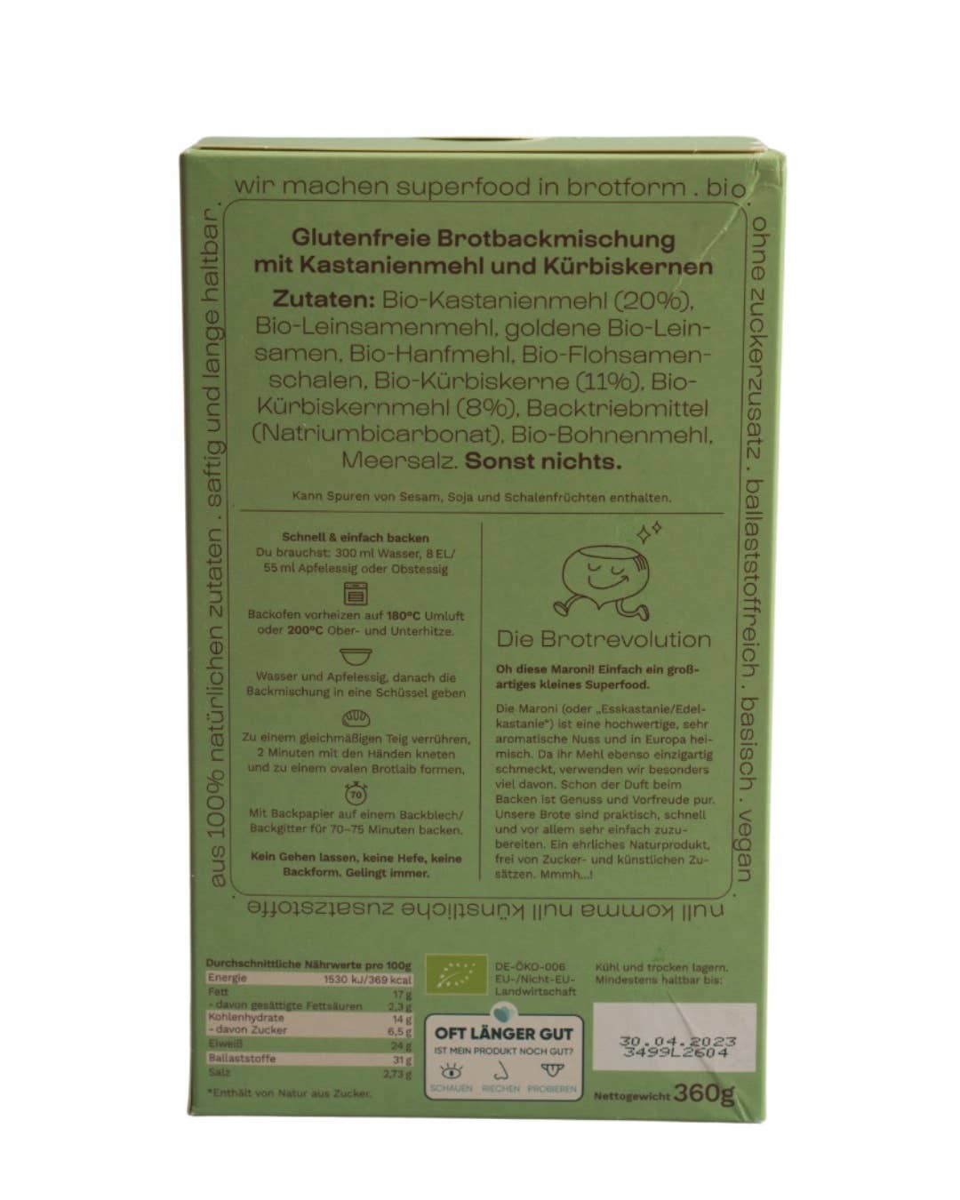 My Makery - Wholesale Bread Mix - organic chestnut bread baking mix pumpkin9