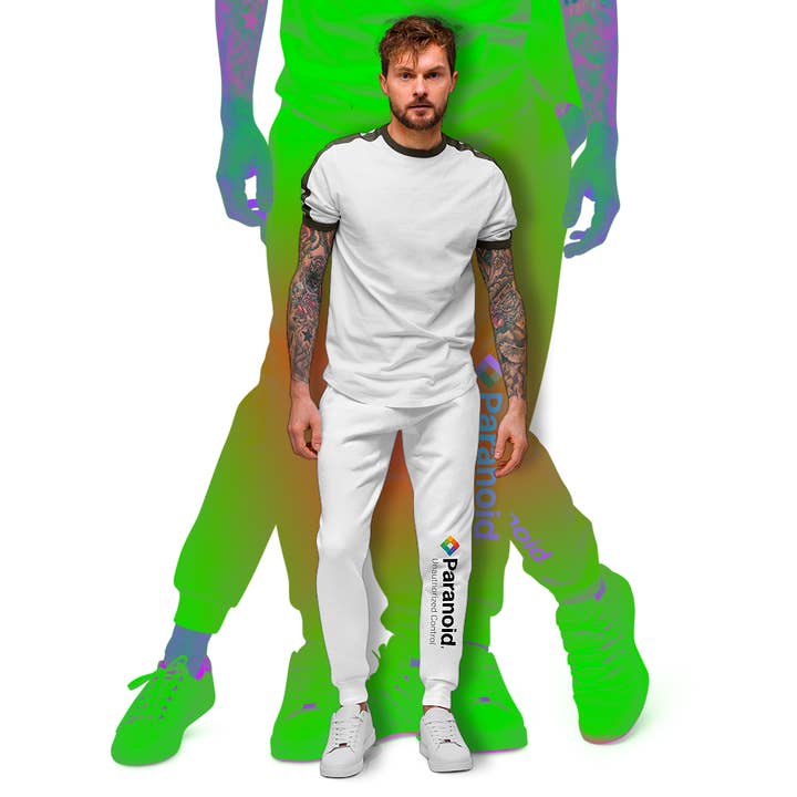Paranoid Fleece Joggers for wholesale by Paranoid