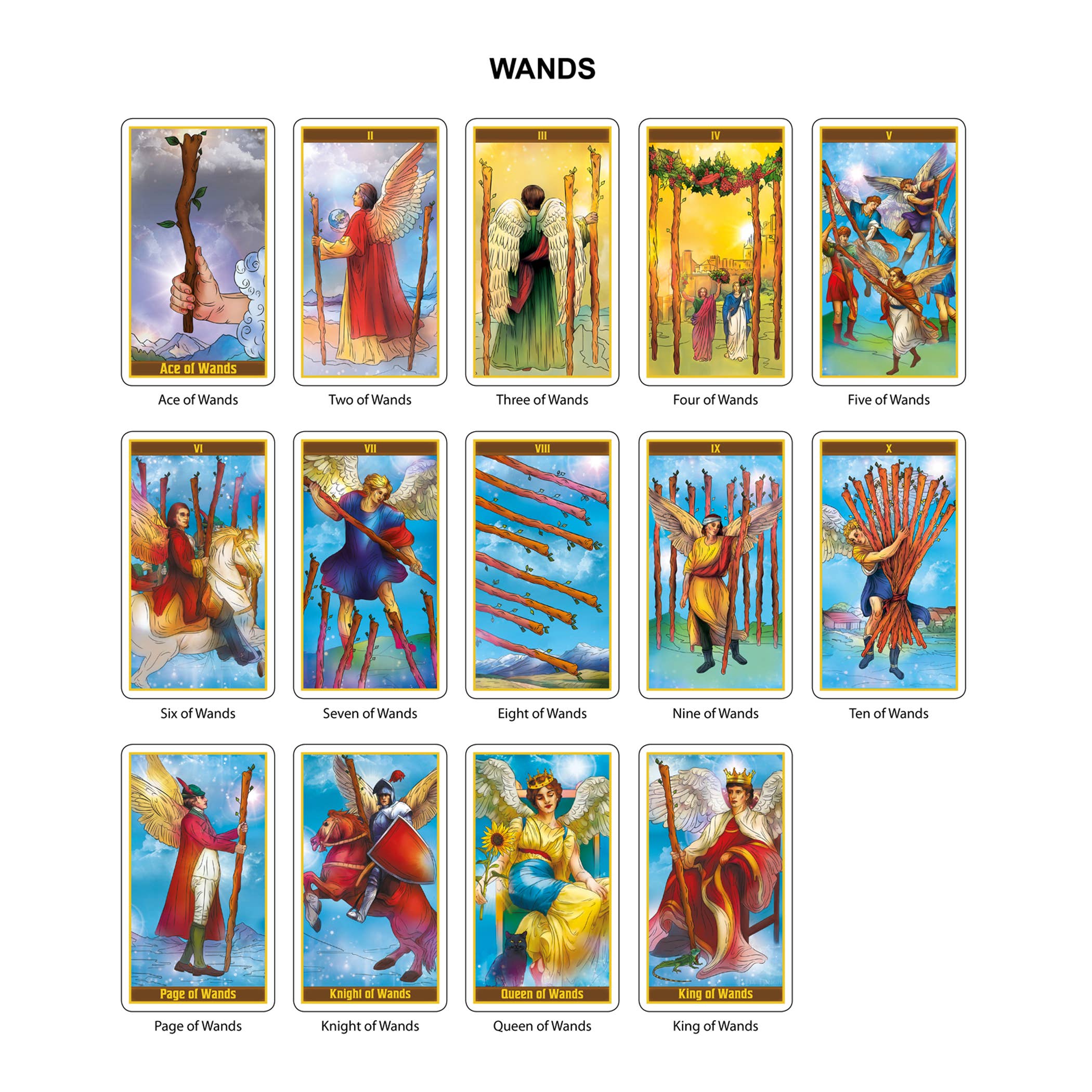 Da Brigh Tarot - Wholesale Tarot Cards - The Angels Tarot Cards Deck6