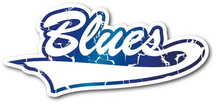 Airmatti - Vendita all'ingrosso Adesivo - Adesivo vinile Sticker Blues, good old blues. Per vetri0