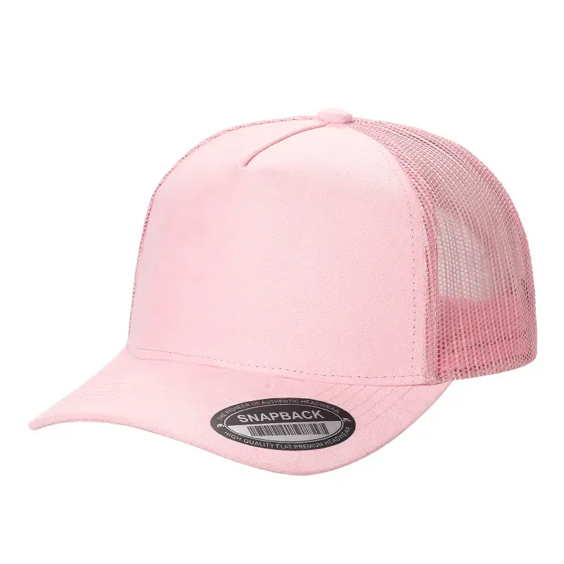 Burzip collection - Wholesale Trucker Hat - Unisex - TC2-PC>5PANEL SUEDE FRONT AND MESH BACK CAPS SUM PREPACK  16