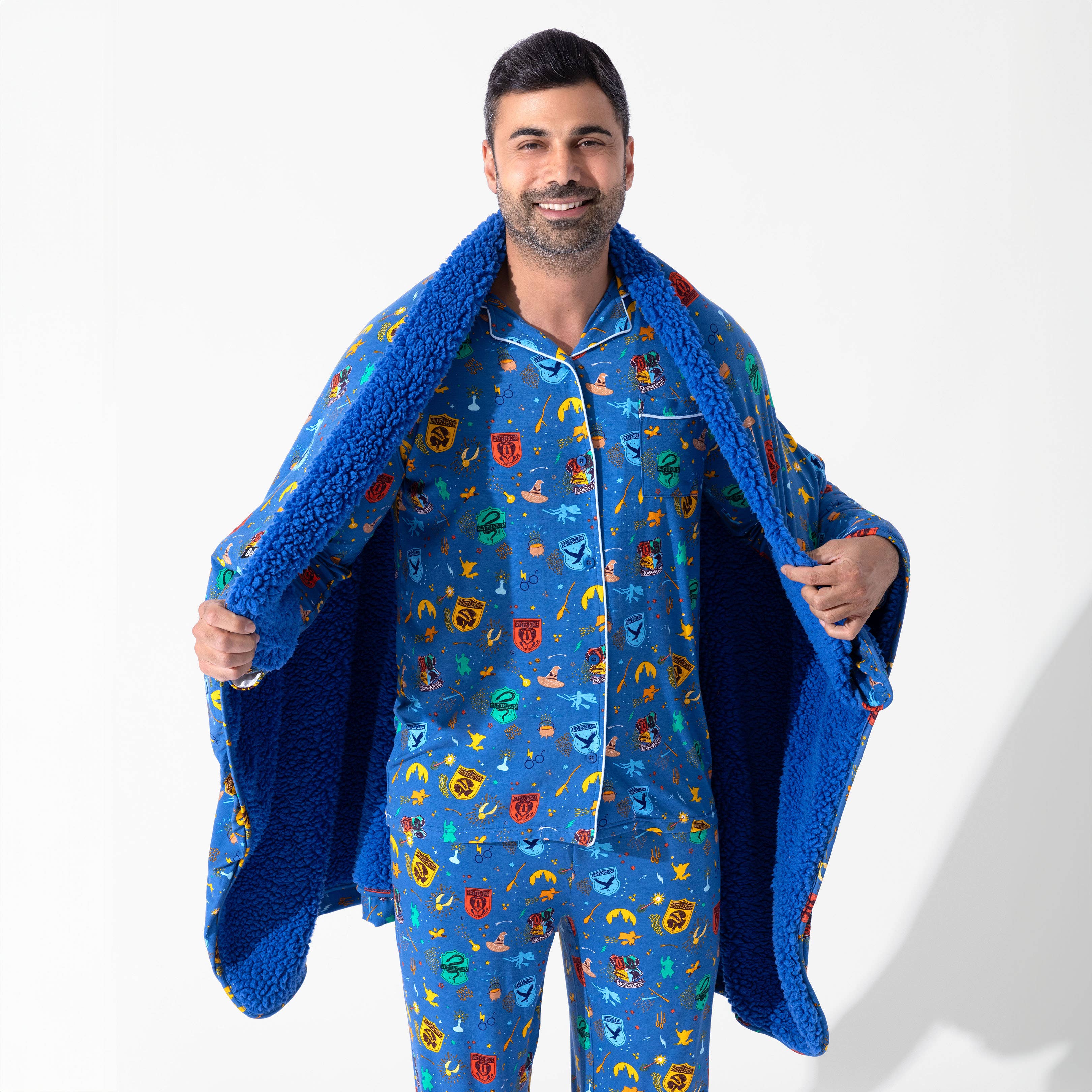 Bellabu Bear - Wholesale Sleepwear Set - Men's - Harry Potter House Pride Bamboo Men's Pajama Set11