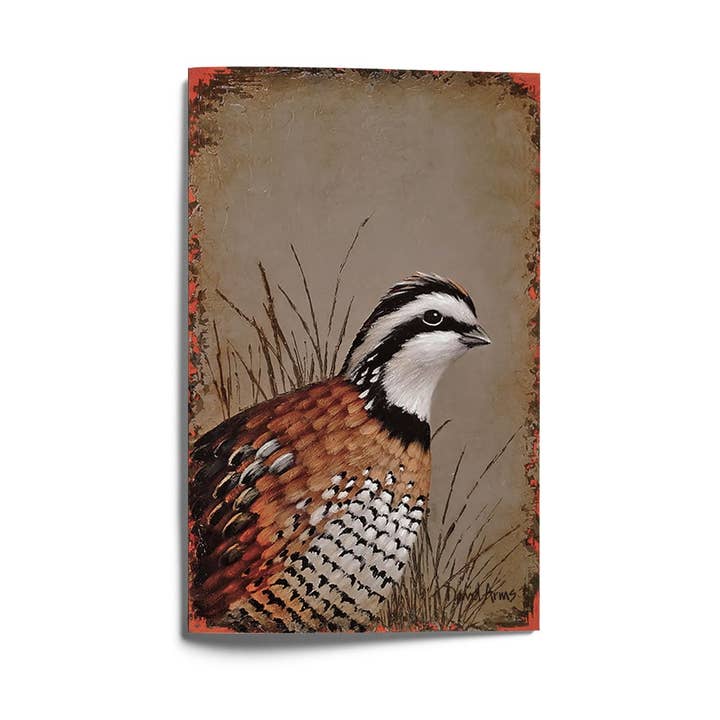 “Quail” Softcover Notebook for wholesale by David Arms