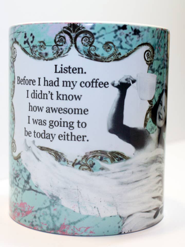 Bicycle Coffee Mug for wholesale by Erin Smith Art