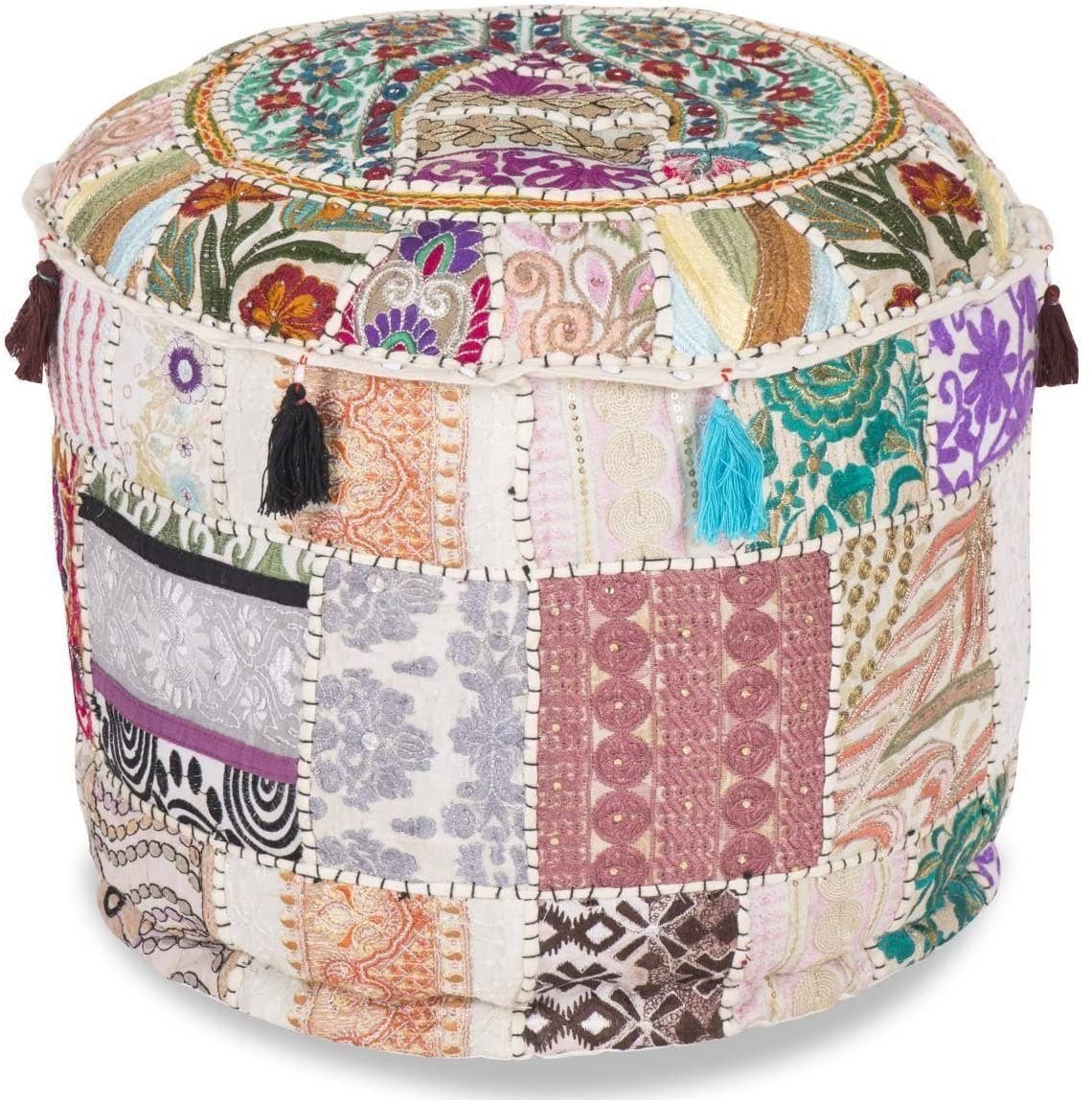 Aakriti Inc. - Wholesale Pouf - Aakriti Gallery Indian Pouf Footstool Ethnic Pouf Cover51