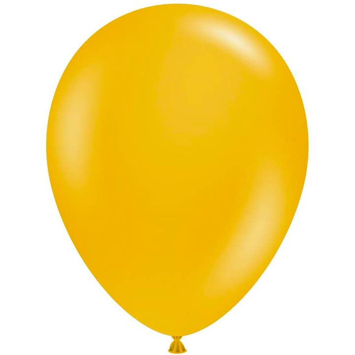 Premium Mustard Yellow Latex Balloon Packs for wholesale by Ellie's Party Supply