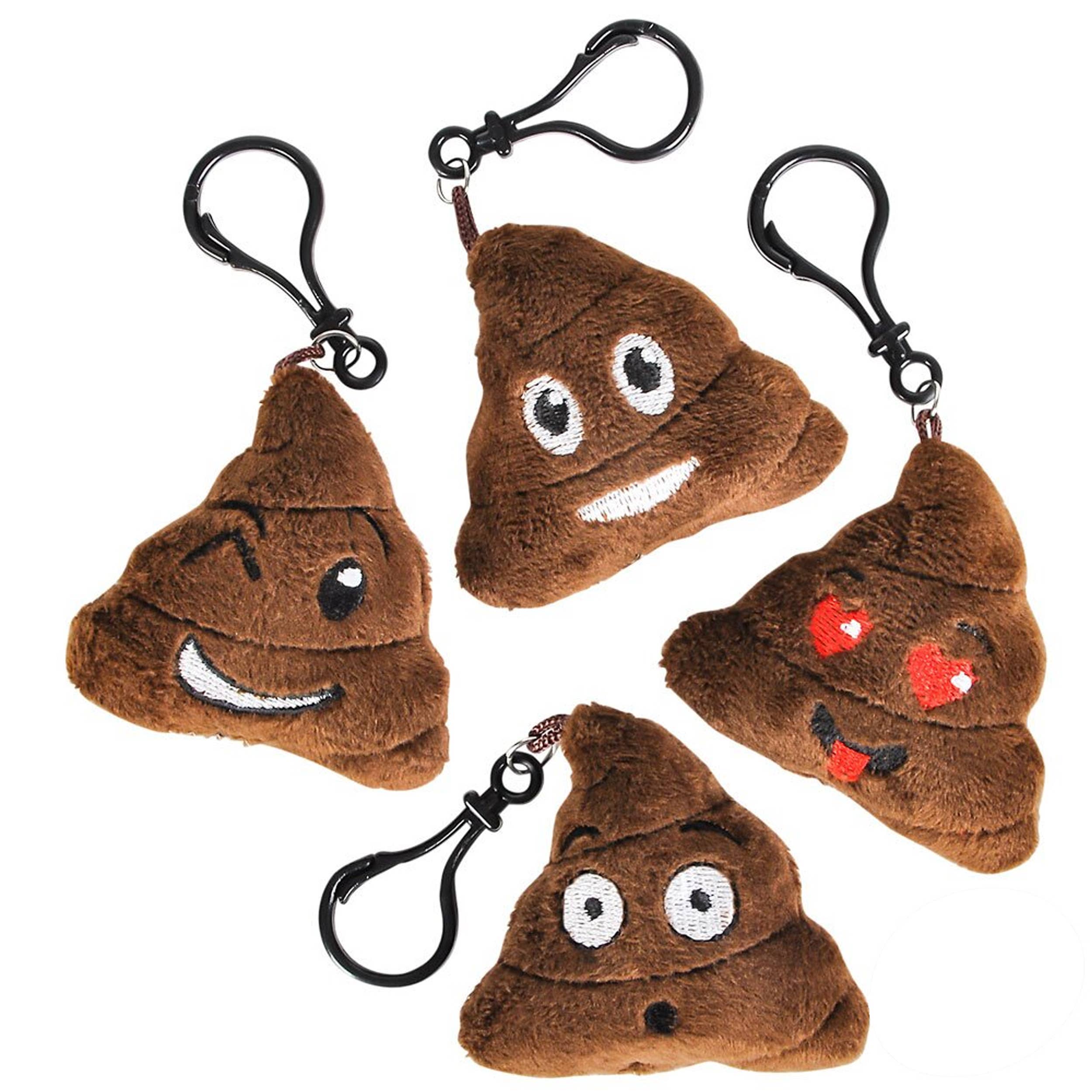 Buddha Yoga - Wholesale Keychain - Unisex - Plush Poop Emoji Keychain For Halloween - Assorted0