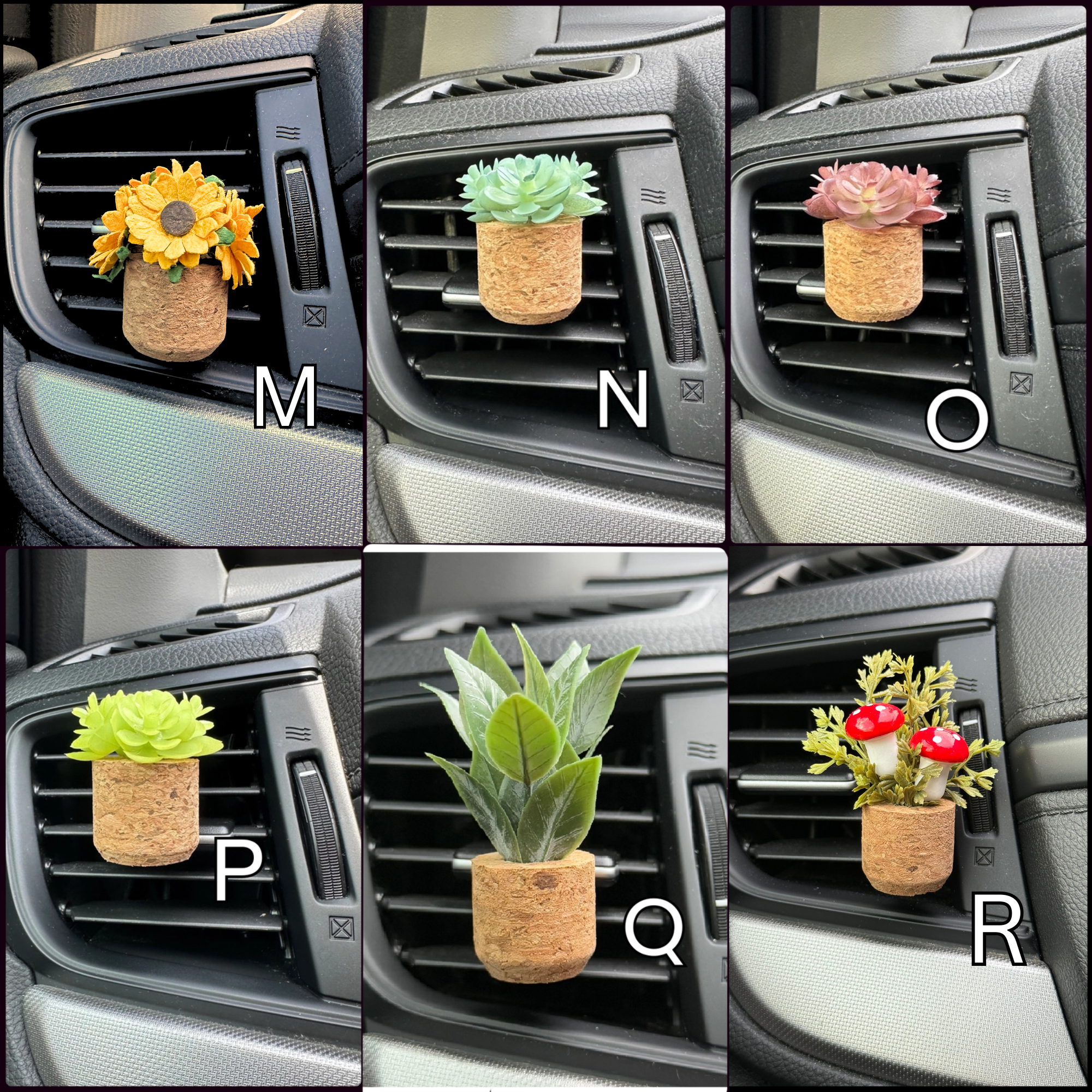 Vroom Blooms - Wholesale Car Freshener - Unisex - Plant Car Vent Clip Air Freshener Diffuser (Reusable)3