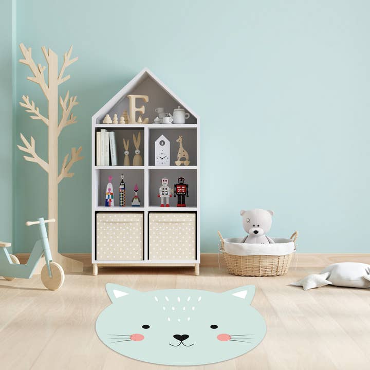 Davanti/VÃa Deco Home - Wholesale Mat - Kids & Baby - Cute Friends Vinyl Floor Mat 5' Rug (with matching placemat)