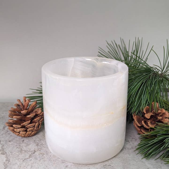 Natural Onyx Candle for wholesale by George Jack Candle Co