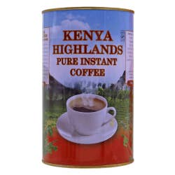 KENYA HIGHLANDS PURE INSTANT COFFEE 100G for wholesale by World Safari Shops