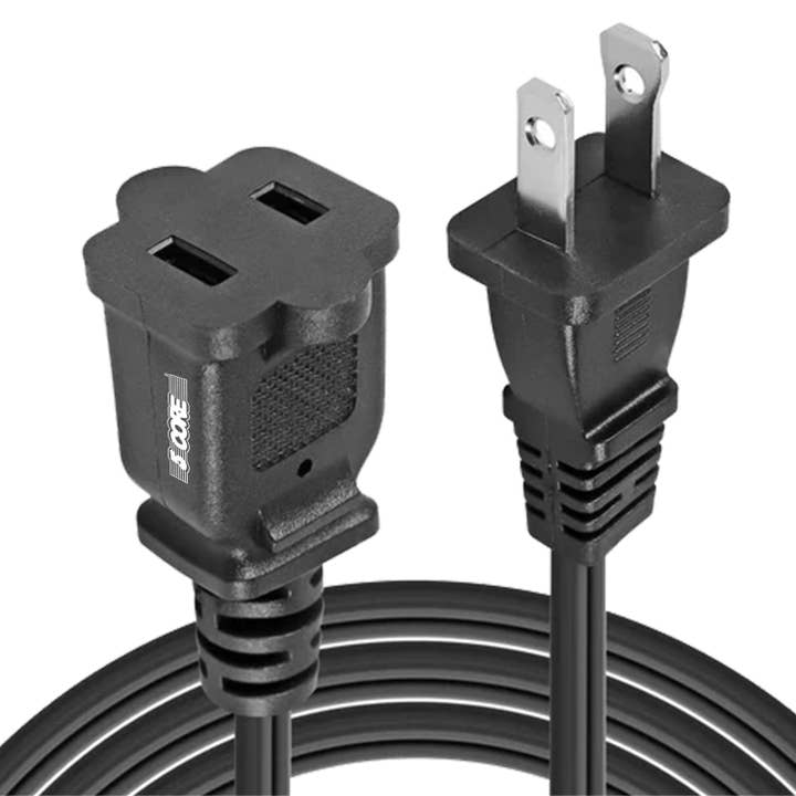 K Cube Inc - Wholesale Speakers - 5Core AC Power Cord 10Ft Male Female 2 Prong Extension Cords