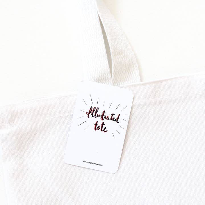Amy Hartelust Art and Illustration – wholesale Tote bag – Unisex – Little Treat Raccoon Tote Bag
