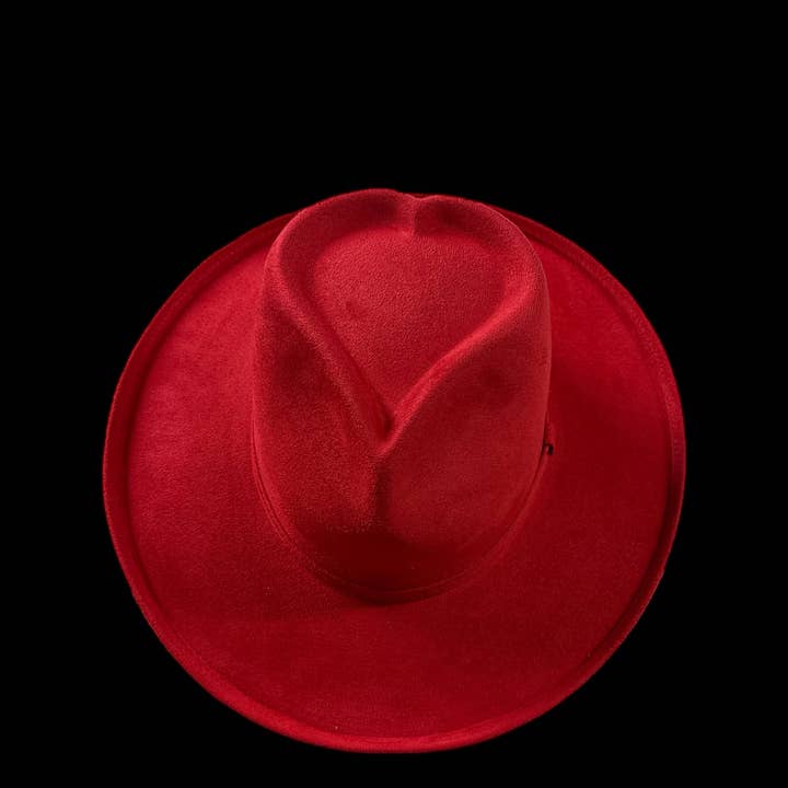 Nati Natash - Wholesale Fedora - Unisex - Rolled Amore Vegan Suede16