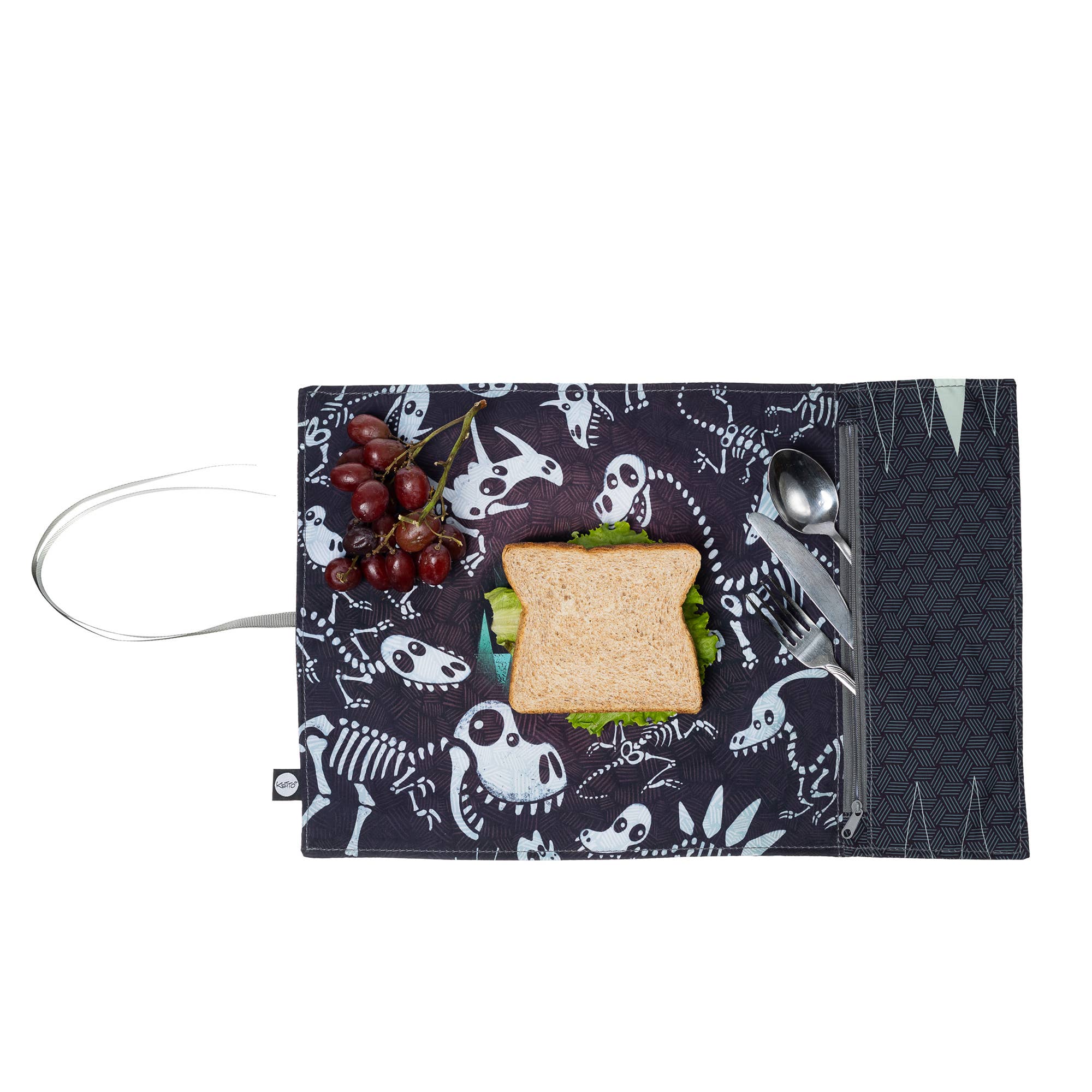 Ketto - Wholesale Placemat - Display of 24 assorted roll-up placemat with utensils pocket6