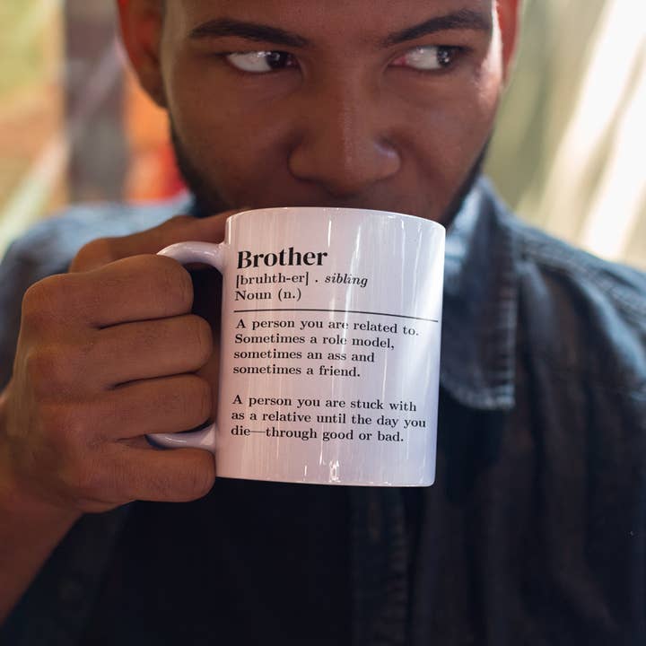 SmartyPants - Wholesale Coffee Mug - "Brother" Definition Mug | Funny Sibling Gift | 11oz Ceramic1