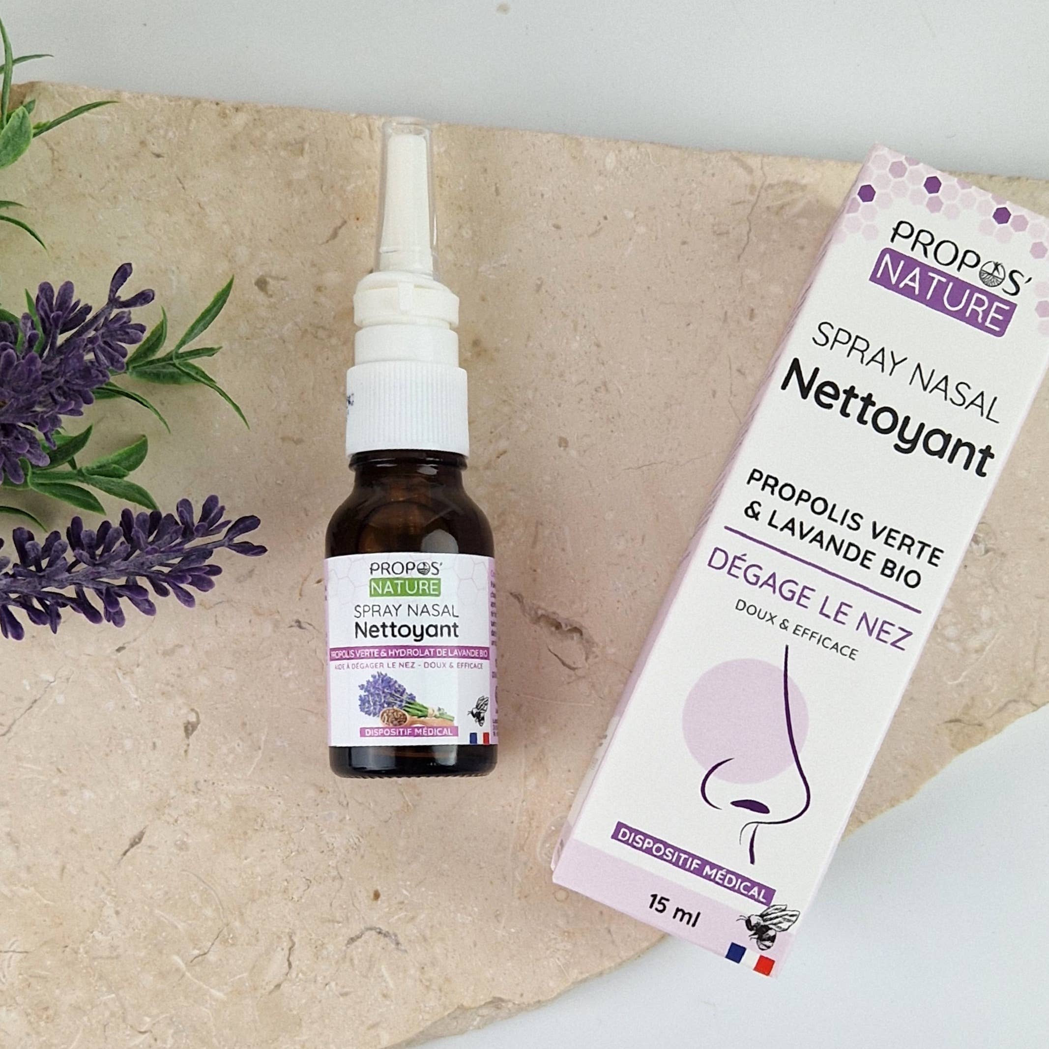 Propos'Nature - Wholesale Nasal Care - Propolis & Organic Lavender Nasal Spray - 15ml1