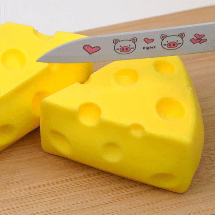 Kawaii Slime Company - Wholesale Squishy Toy - Kids & Baby - So Cheesy! Cheese Shaped Squishy Stress Toy (12pcs/case)