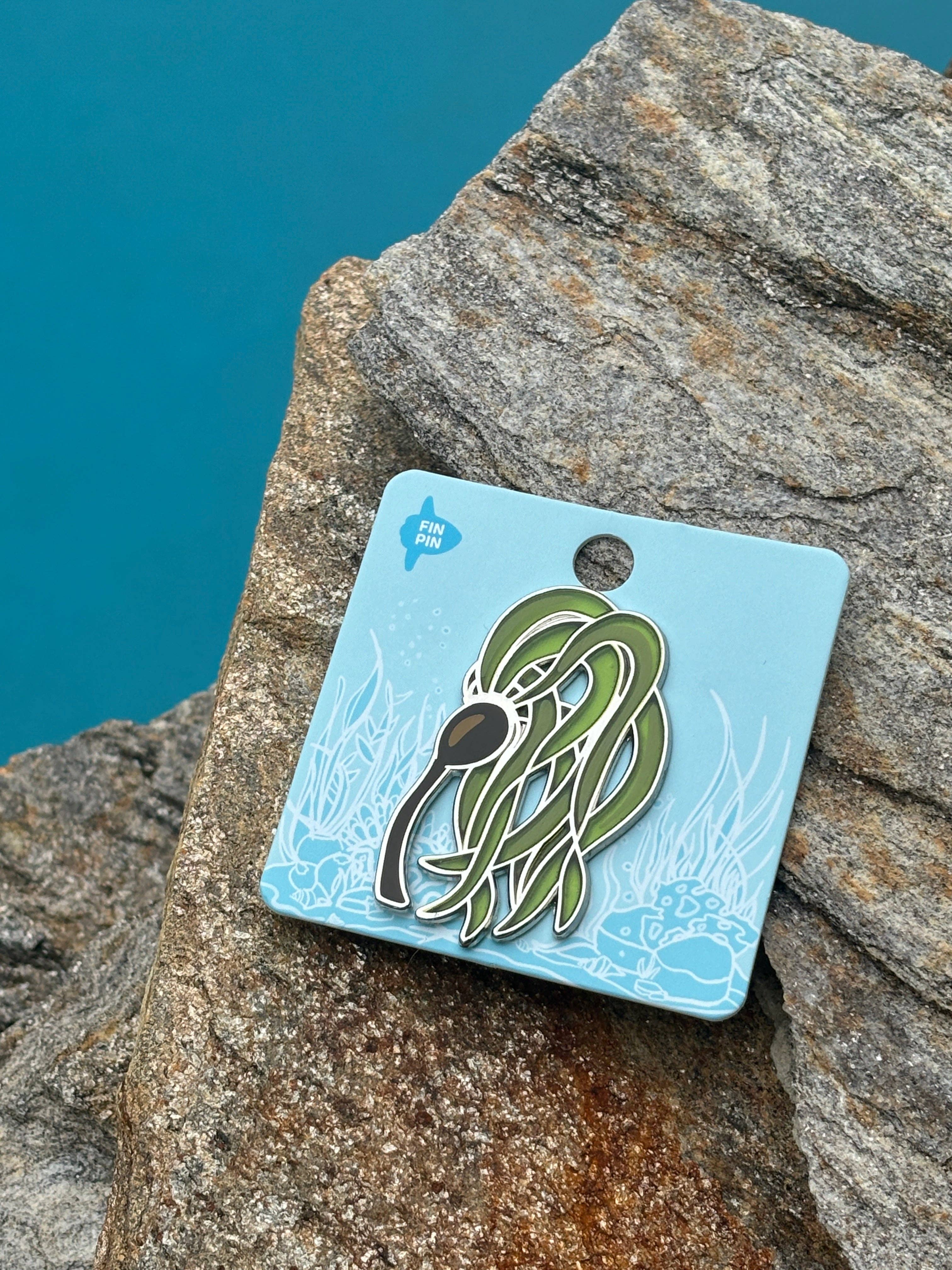 Fin Pin Shop - Wholesale Lapel Pin/Button - Bull kelp enamel pin0