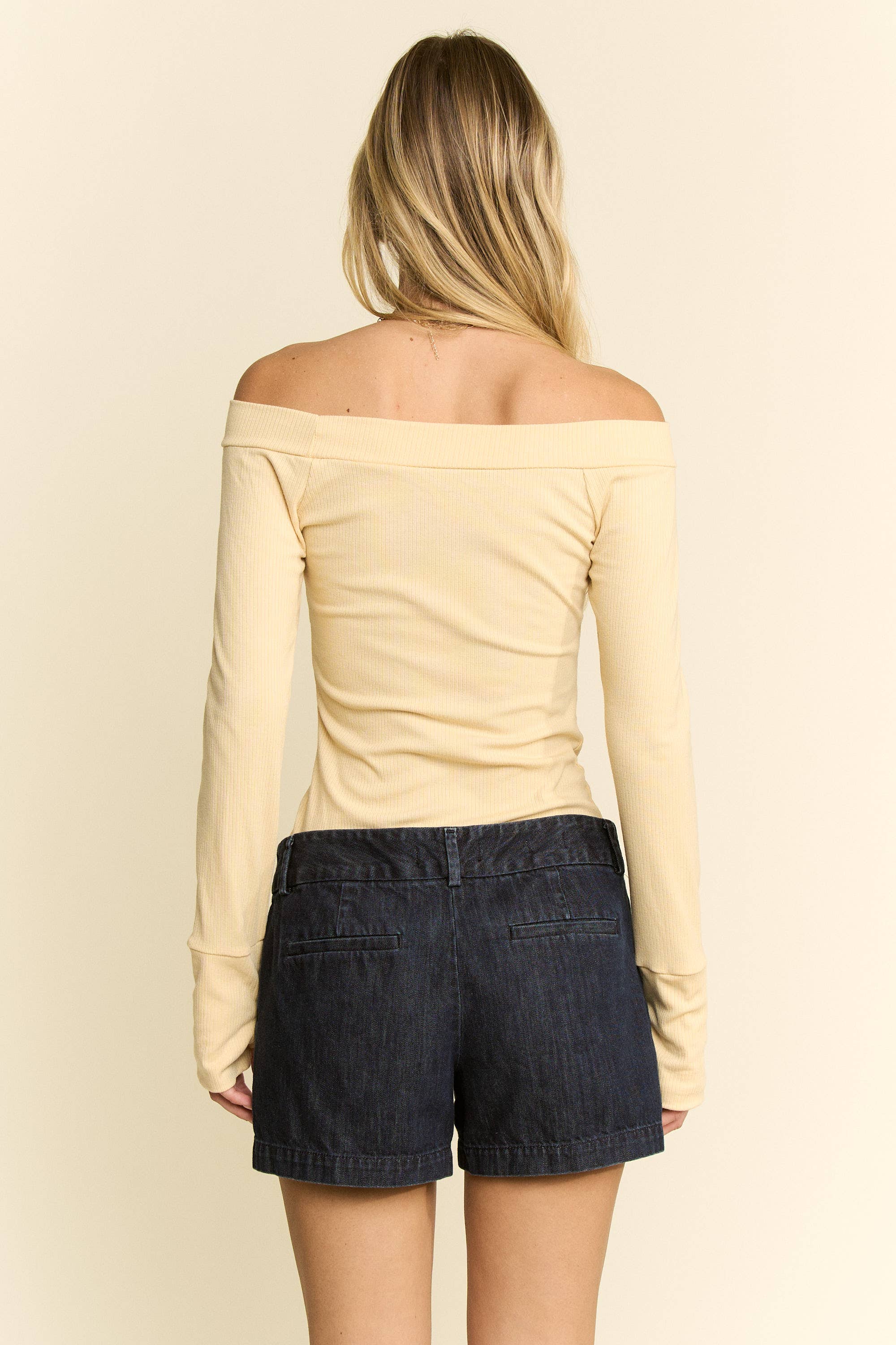 JADE BY JANE - Wholesale Knit Top - Women's - Solid Ribbed Off Shoulder Top10