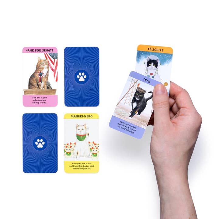 Chronicle Books - Wholesale Tarot Cards - Cat Gurus (Mini Deck)7