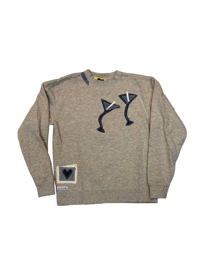 the twin 'tini sweatshirt for wholesale by Em's Threads